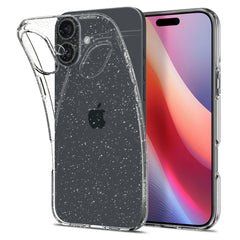 COPERTURA SPIGEN LIQUID CRYSTAL IPHONE 16 PLUS GLITTER CRYSTAL
