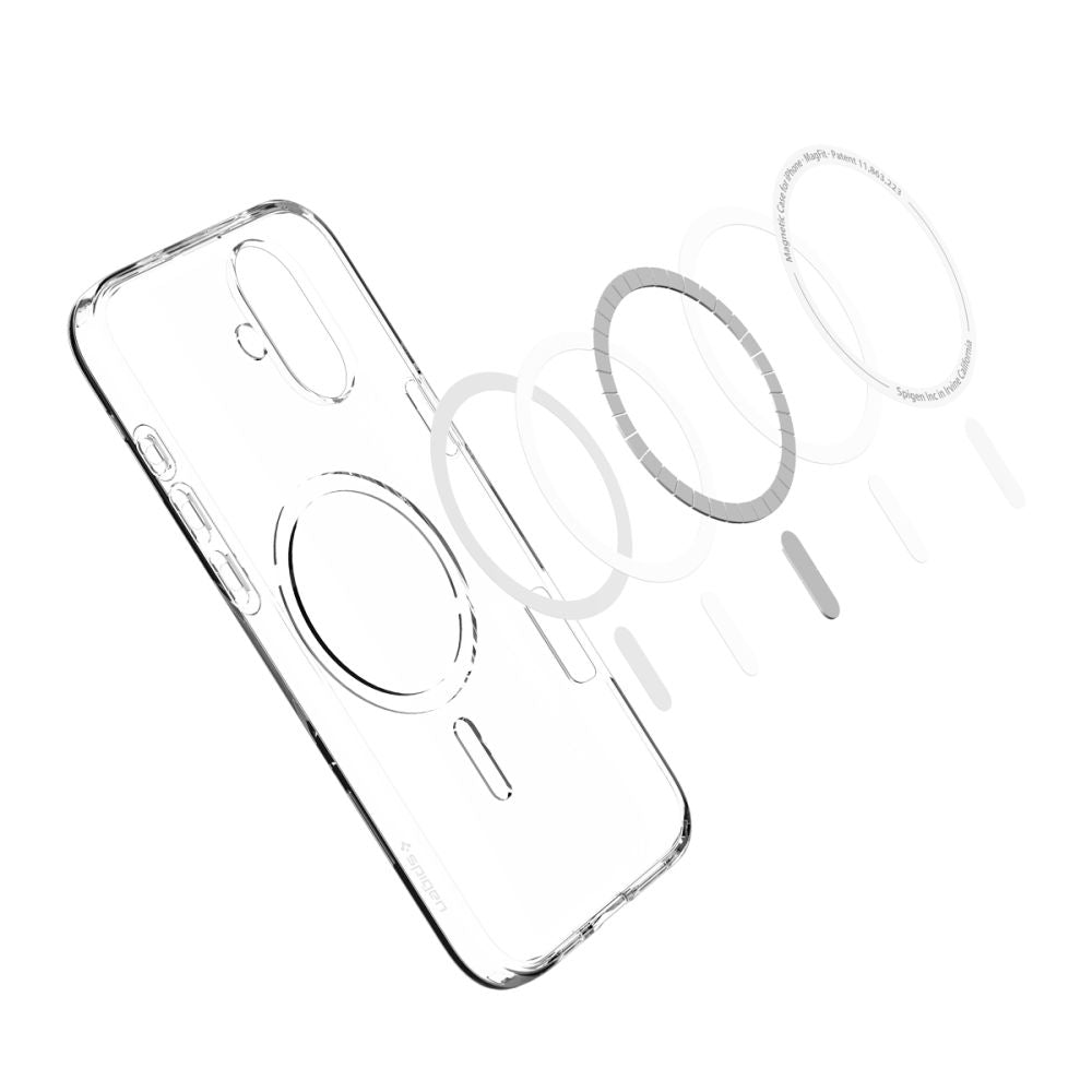 COPERTURA SPIGEN LIQUID CRYSTAL MAG MAGSAFE IPHONE 16 PLUS TRASPARENTE