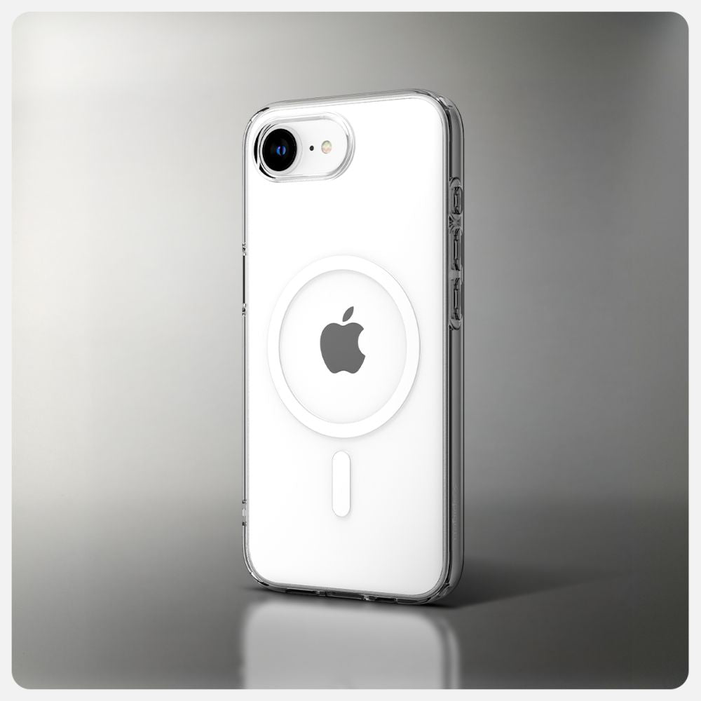 COPERTURA SPIGEN LIQUID CRYSTAL MAG MAGSAFE IPHONE 16E TRASPARENTE