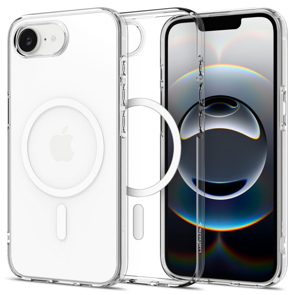 COPERTURA SPIGEN LIQUID CRYSTAL MAG MAGSAFE IPHONE 16E TRASPARENTE