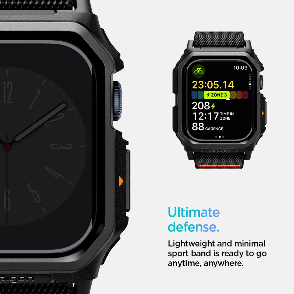 SPIGEN LITE FIT "PRO" APPLE WATCH 10 (42 MM) NERO OPACO