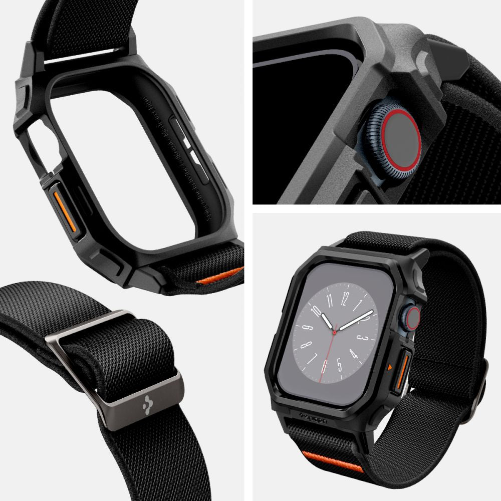 SPIGEN LITE FIT "PRO" APPLE WATCH 10 (42 MM) NERO OPACO
