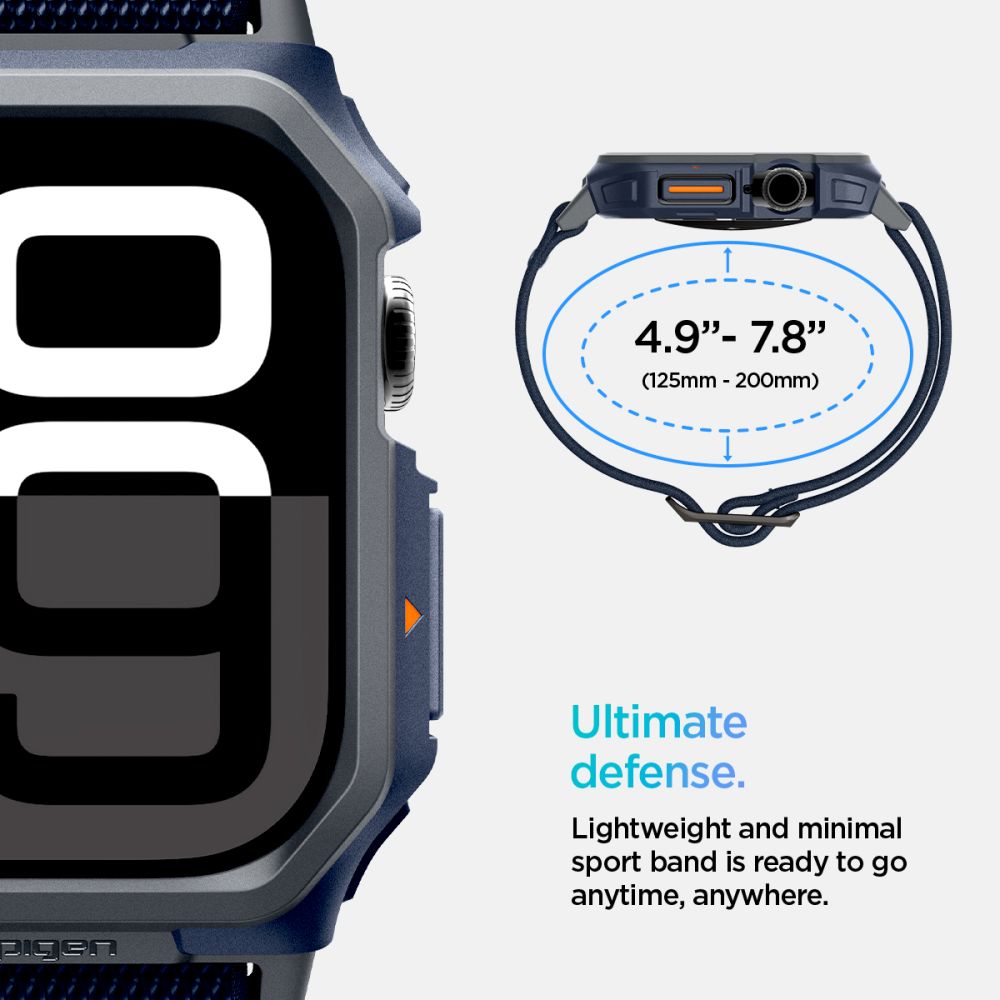 COPERTURA SPIGEN LITE FIT "PRO" APPLE WATCH 10 (46 MM) BLU NAVY