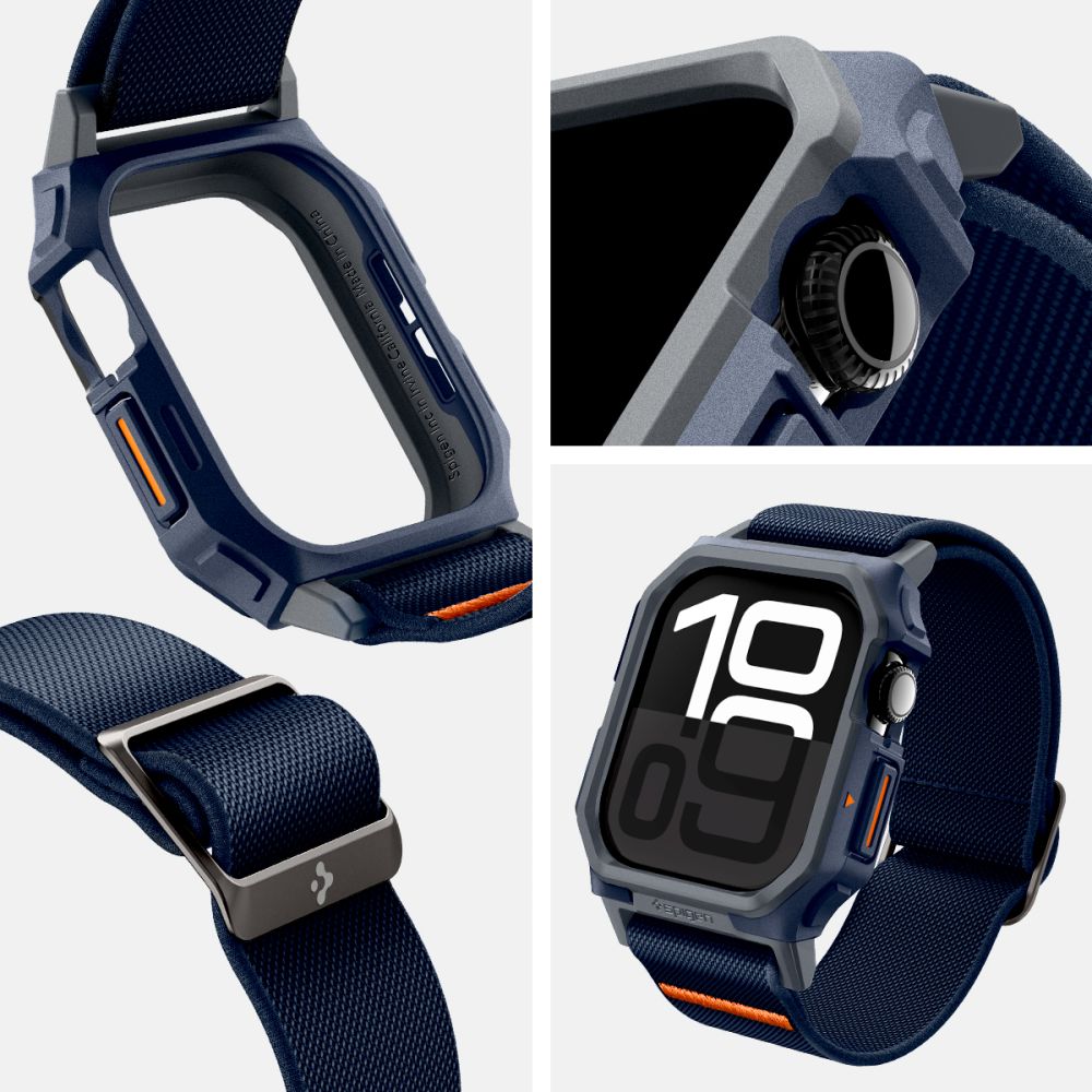 COPERTURA SPIGEN LITE FIT "PRO" APPLE WATCH 10 (46 MM) BLU NAVY