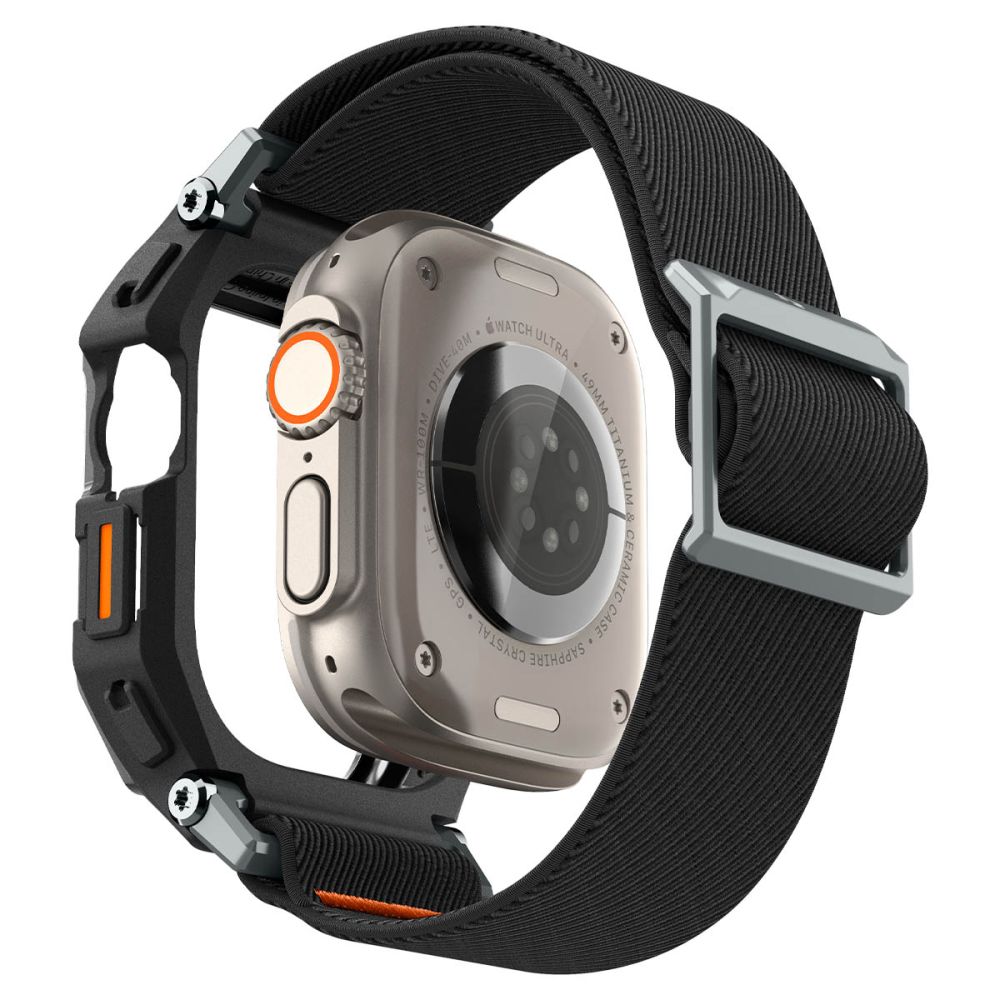 CINTURINO CON CASE PROTETTIVO SPIGEN LITE FIT "PRO" APPLE WATCH ULTRA 49 MM NERO OPACO