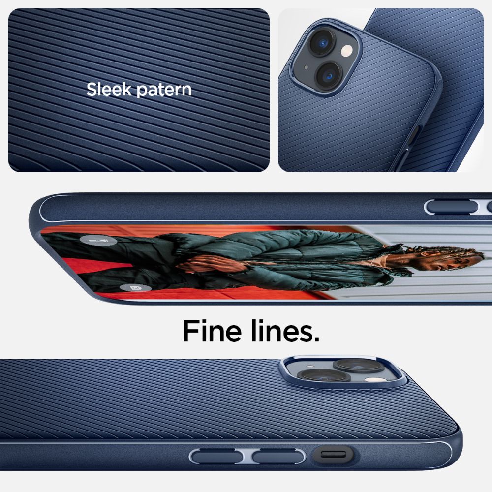 COPERTURA SPIGEN MAG ARMOR IPHONE 14 PLUS BLU NAVY