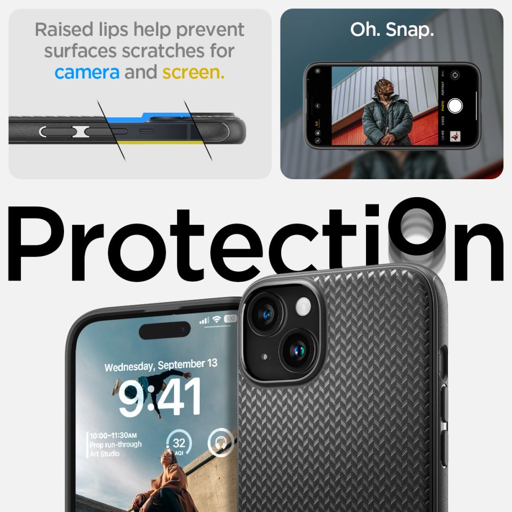 COPERTURA SPIGEN MAG ARMOR MAGSAFE IPHONE 15 NERO OPACO