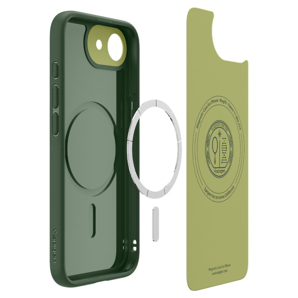 COPERTURA SPIGEN NANO POP MAG MAGSAFE IPHONE 16E AVO GREEN