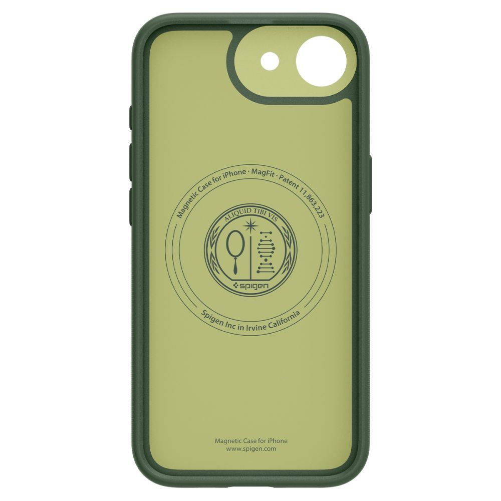 COPERTURA SPIGEN NANO POP MAG MAGSAFE IPHONE 16E AVO GREEN