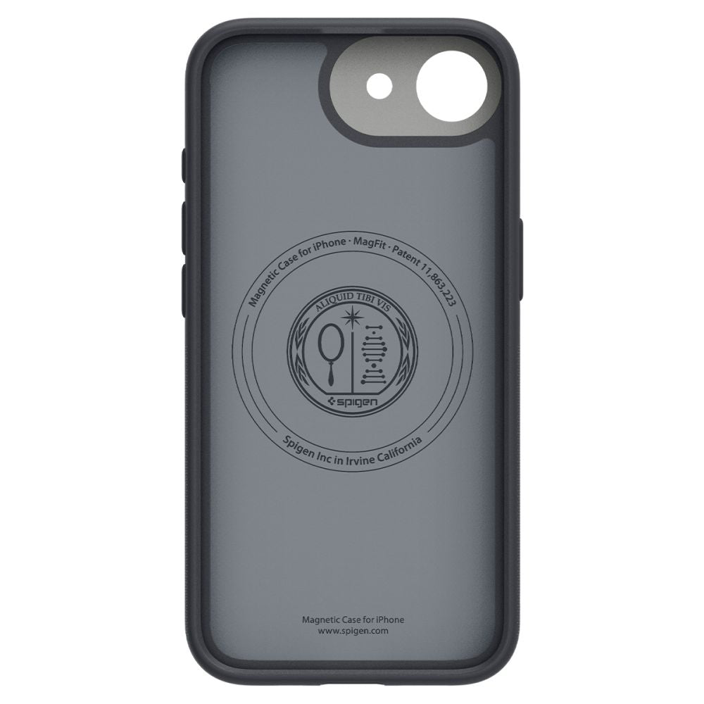 COPERTURA SPIGEN NANO POP MAG MAGSAFE IPHONE 16E NERO SESAMO