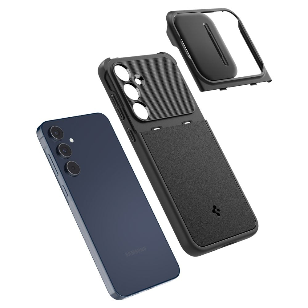 COPERTURA SPIGEN OPTIK ARMOR GALAXY A55 5G NERA