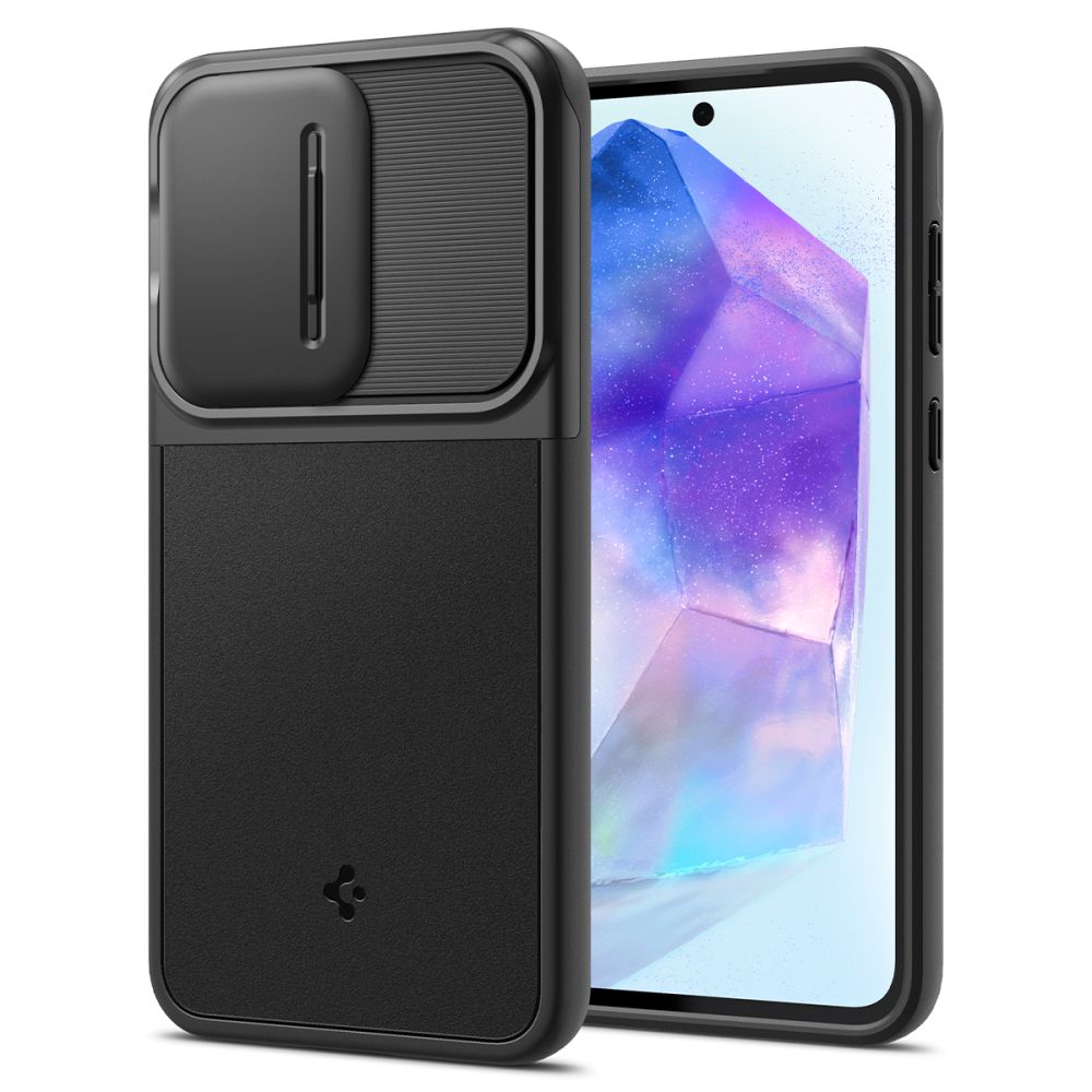 COPERTURA SPIGEN OPTIK ARMOR GALAXY A55 5G NERA