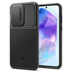 COPERTURA SPIGEN OPTIK ARMOR GALAXY A55 5G NERA