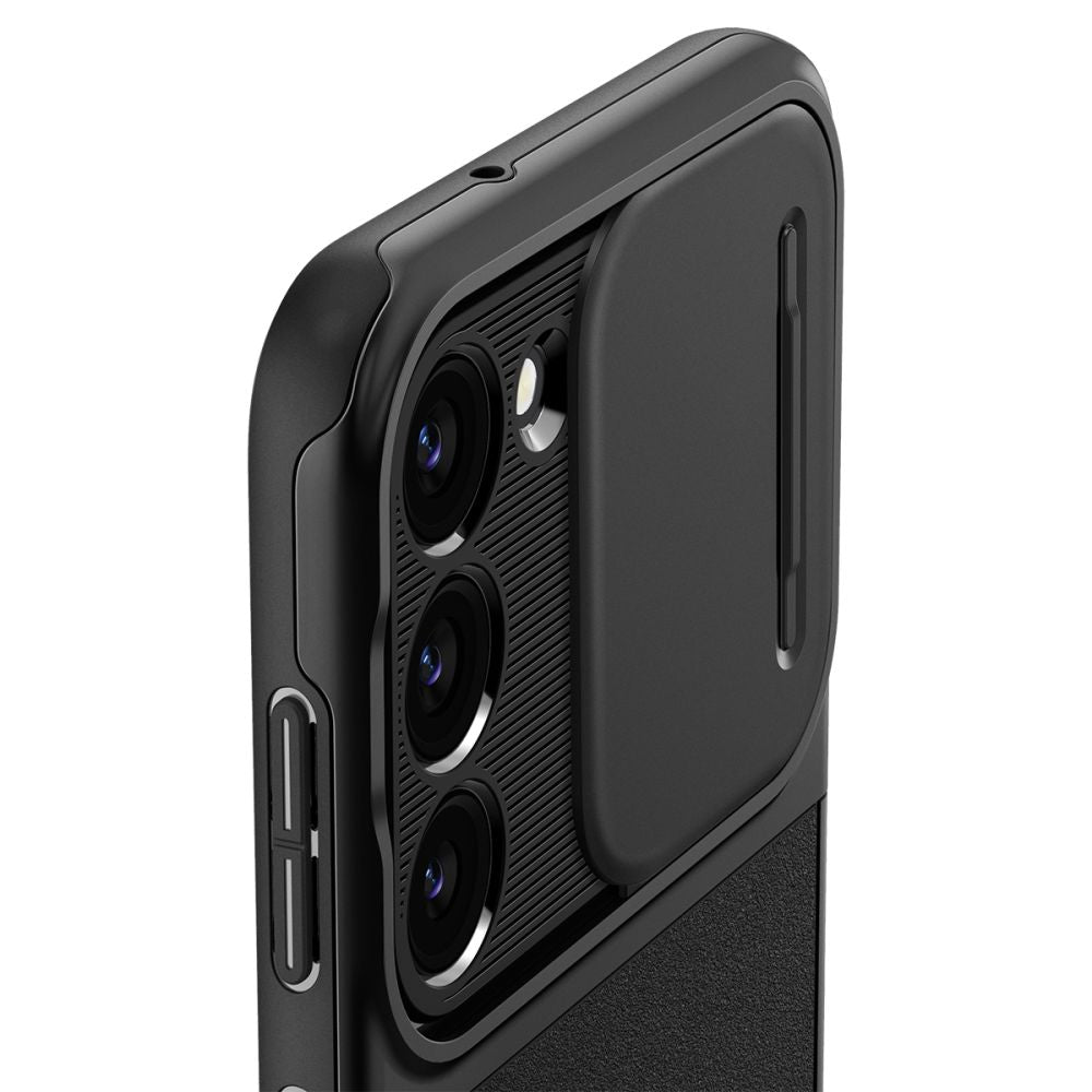 COPERTURA SPIGEN OPTIK ARMOR GALAXY S23 NERA