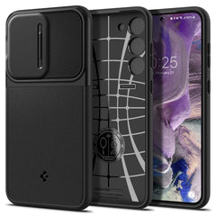 COPERTURA SPIGEN OPTIK ARMOR GALAXY S23 NERA