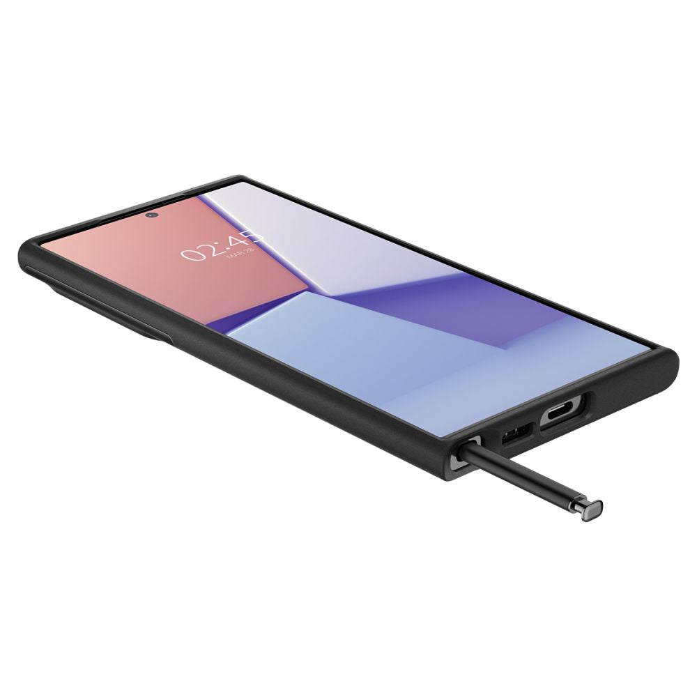 COPERTURA SPIGEN OPTIK ARMOR GALAXY S23 ULTRA NERA