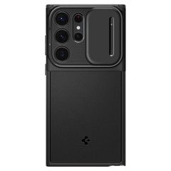 COPERTURA SPIGEN OPTIK ARMOR GALAXY S23 ULTRA NERA
