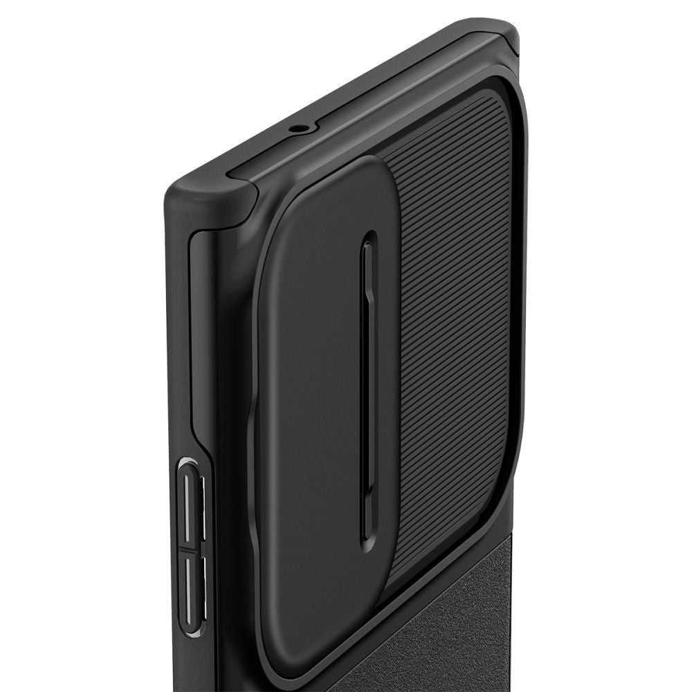 COPERTURA SPIGEN OPTIK ARMOR GALAXY S23 ULTRA NERA