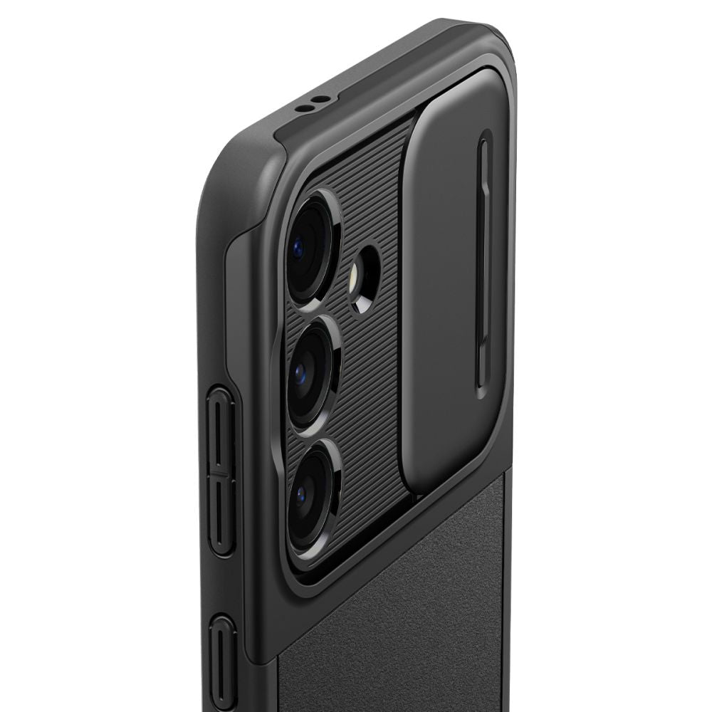 COPERTURA SPIGEN OPTIK ARMOR GALAXY S24 NERA