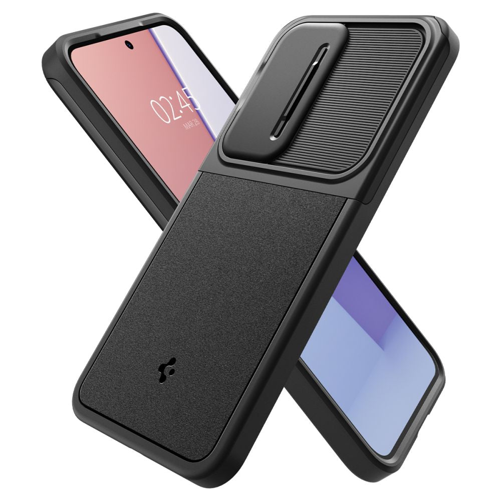 COPERTURA SPIGEN OPTIK ARMOR GALAXY S24 NERA