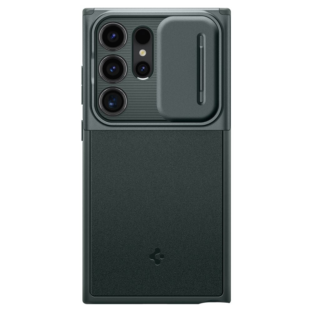 COPERTURA SPIGEN OPTIK ARMOR GALAXY S24 ULTRA ABYSS GREEN