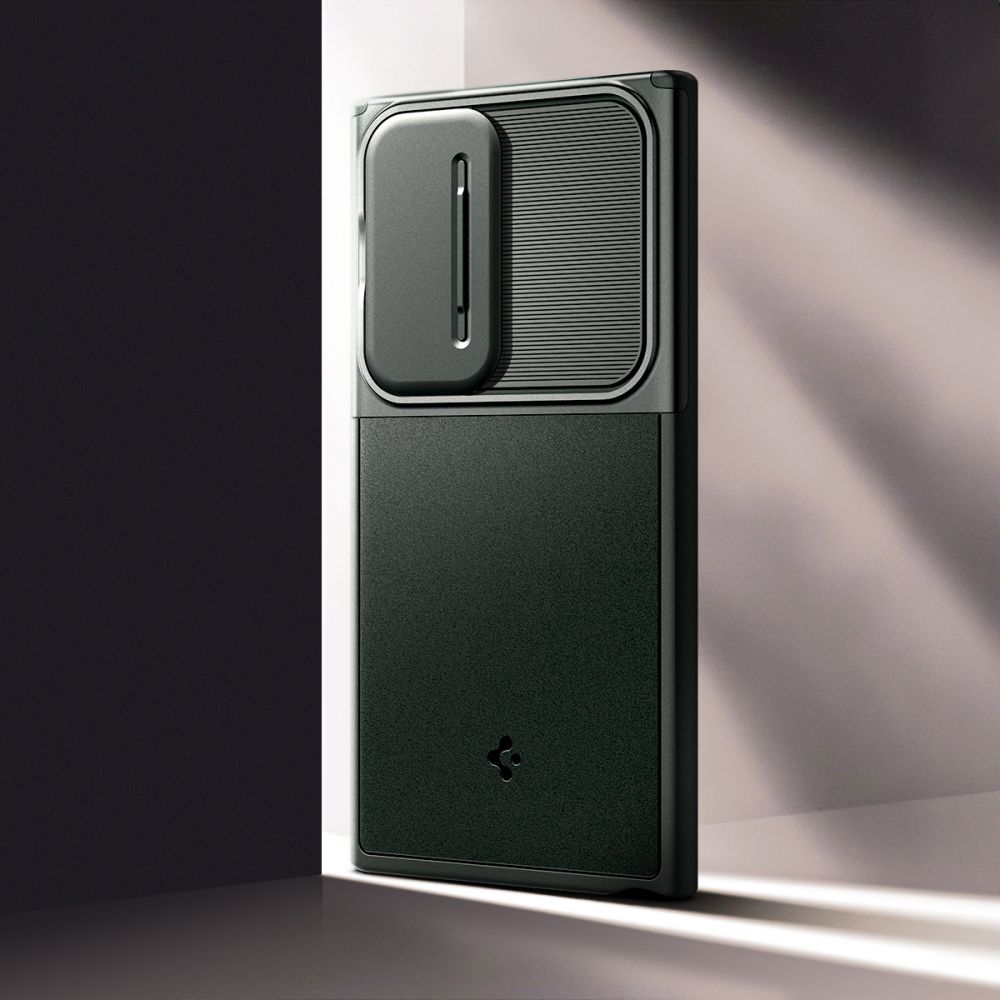 COPERTURA SPIGEN OPTIK ARMOR GALAXY S24 ULTRA ABYSS GREEN
