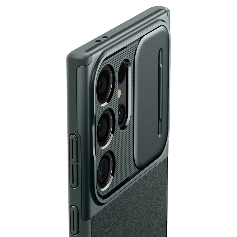 COPERTURA SPIGEN OPTIK ARMOR GALAXY S24 ULTRA ABYSS GREEN