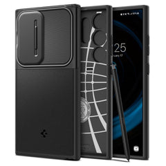COPERTURA SPIGEN OPTIK ARMOR GALAXY S24 ULTRA NERA