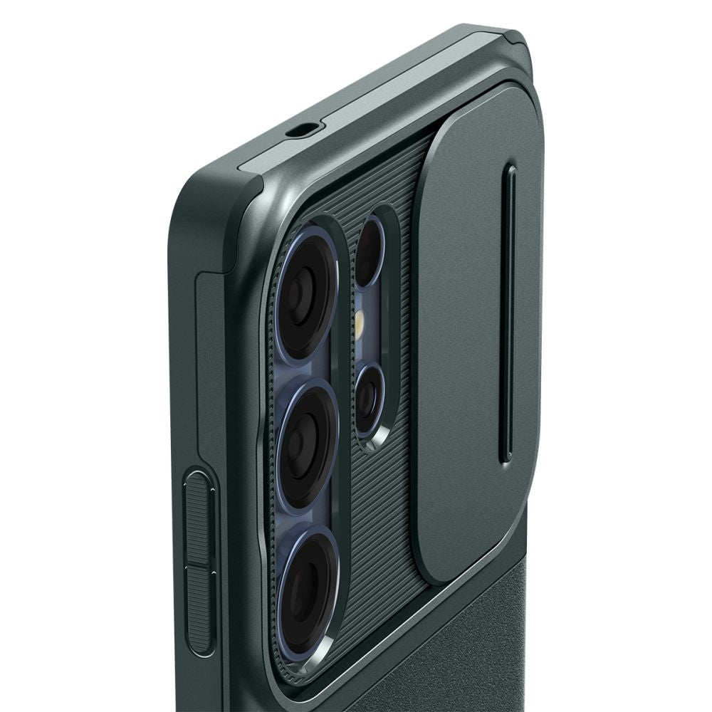 COPERTURA SPIGEN OPTIK ARMOR GALAXY S25 ULTRA ABYSS GREEN