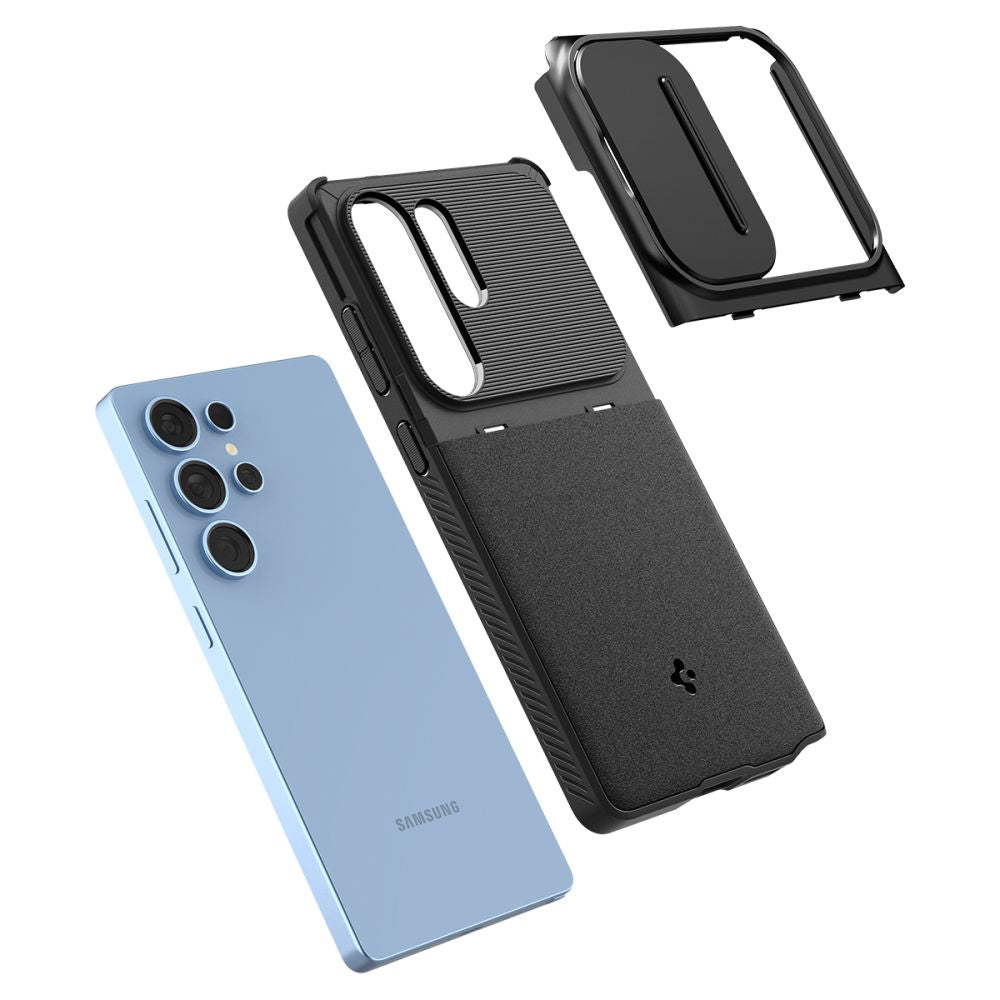 COPERTURA SPIGEN OPTIK ARMOR GALAXY S25 ULTRA NERA