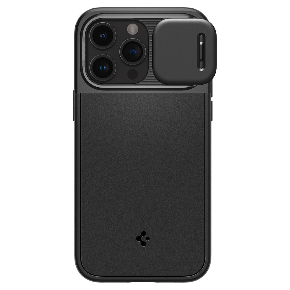 COPERTURA SPIGEN OPTIK ARMOR MAG MAGSAFE IPHONE 15 PRO NERA