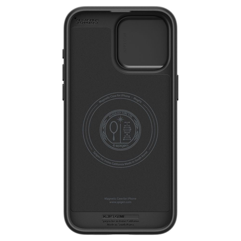 COPERTURA SPIGEN OPTIK ARMOR MAG MAGSAFE IPHONE 15 PRO NERA