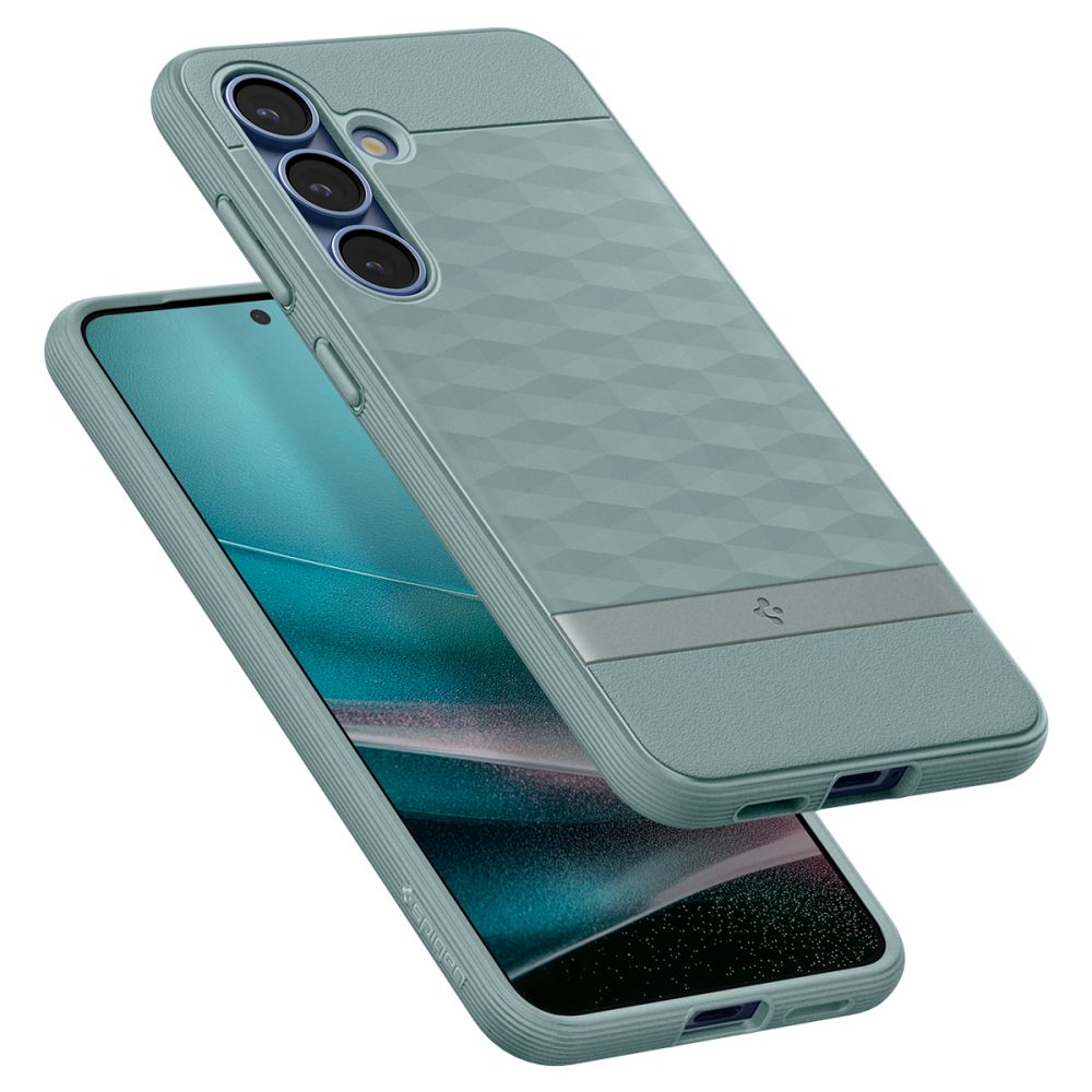 COPERTURA SPIGEN PARALLAX MAG MAGSAFE GALAXY S25 SAGE GREEN