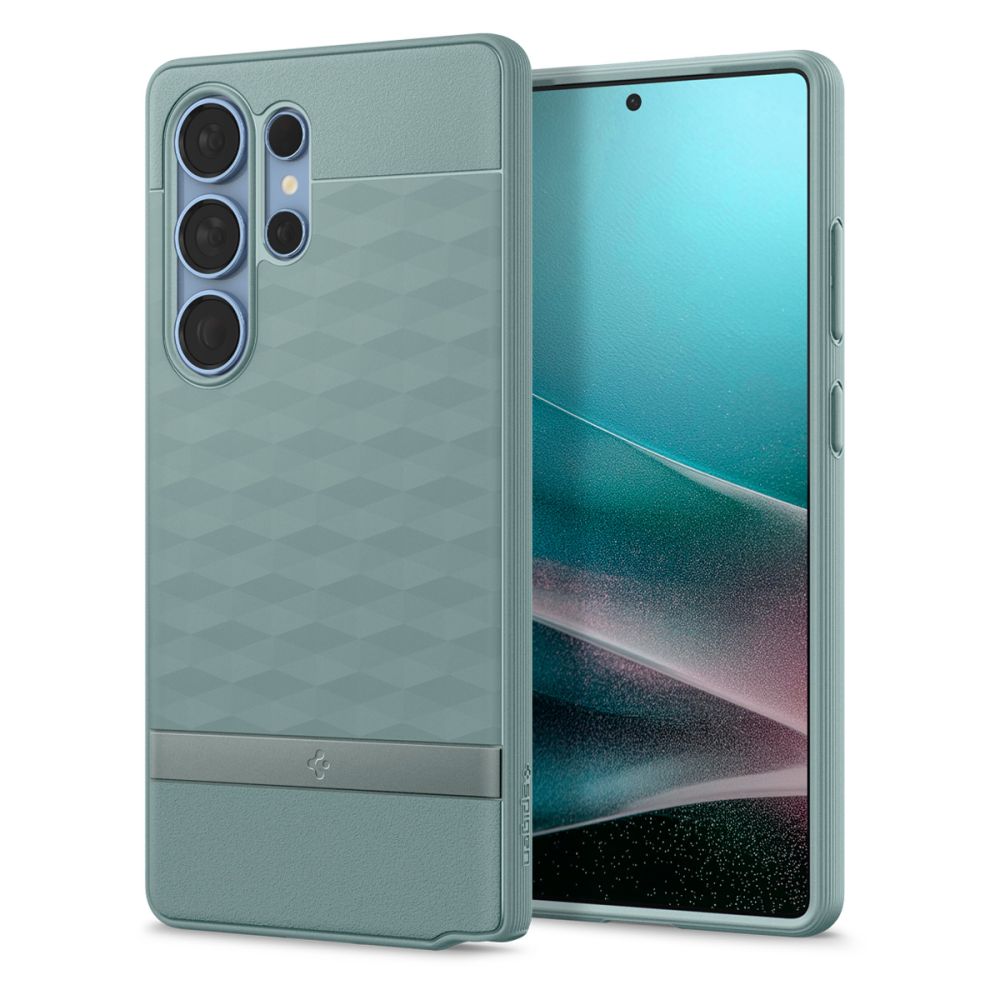 COPERTURA SPIGEN PARALLAX MAG MAGSAFE GALAXY S25 ULTRA SAGE GREEN