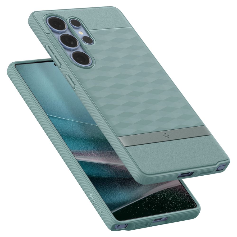 COPERTURA SPIGEN PARALLAX MAG MAGSAFE GALAXY S25 ULTRA SAGE GREEN