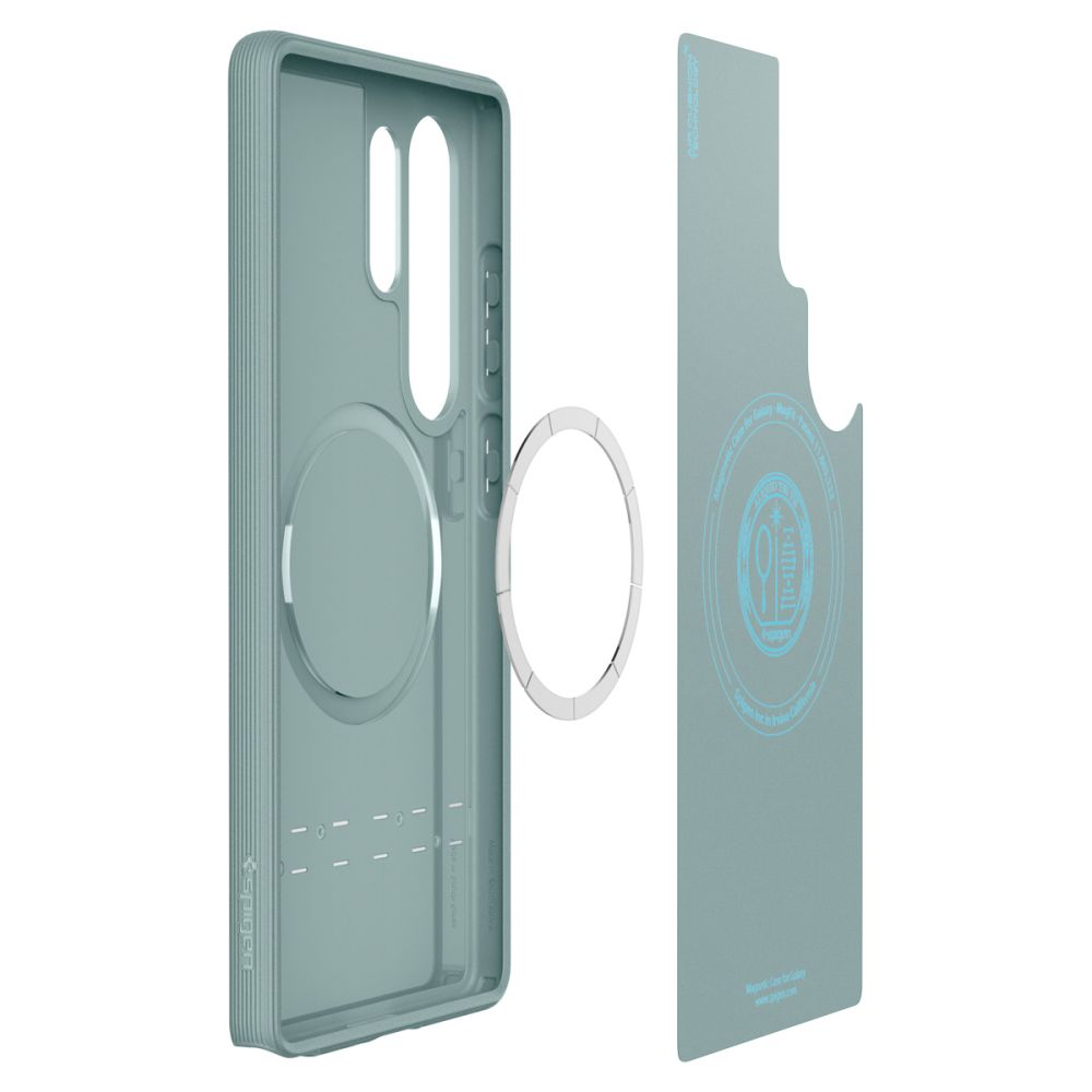 COPERTURA SPIGEN PARALLAX MAG MAGSAFE GALAXY S25 ULTRA SAGE GREEN