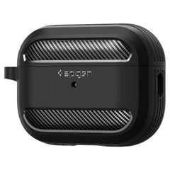 COPERTURA SPIGEN RUGGED ARMOR PER APPLE AIRPODS PRO 1 / 2 NERO OPACO