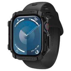 COPERTURA SPIGEN RUGGED ARMOR APPLE WATCH 10 (42 MM) NERO OPACO