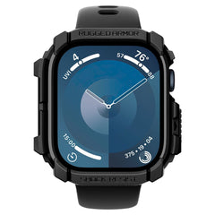 COPERTURA SPIGEN RUGGED ARMOR APPLE WATCH 10 (42 MM) NERO OPACO