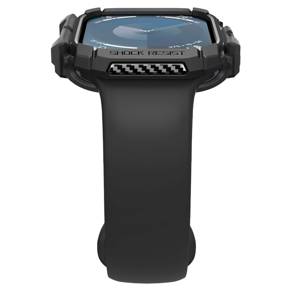 COPERTURA SPIGEN RUGGED ARMOR APPLE WATCH 10 (42 MM) NERO OPACO