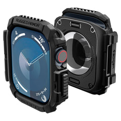 COPERTURA SPIGEN RUGGED ARMOR APPLE WATCH 10 (42 MM) NERO OPACO