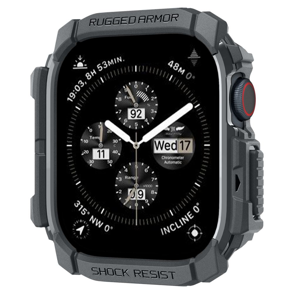 COPERTURA SPIGEN RUGGED ARMOR APPLE WATCH 10 (46 MM) GRIGIO SCURO