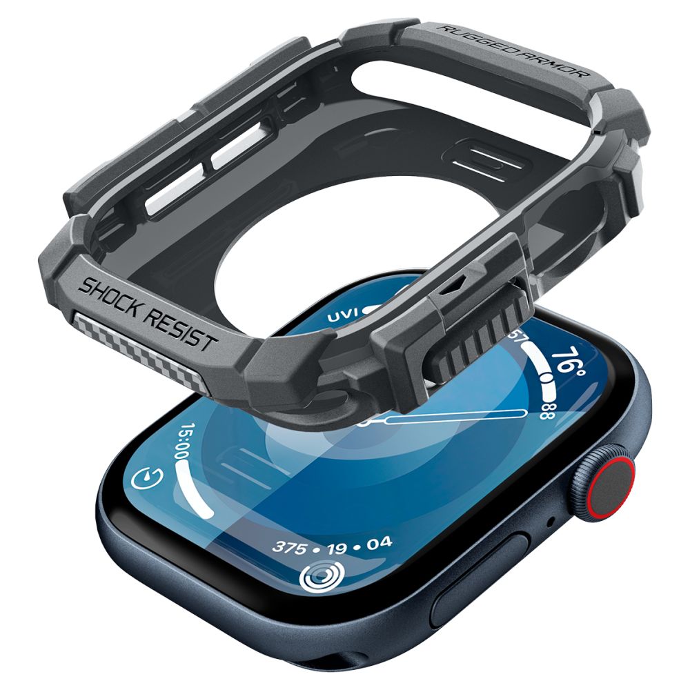 COPERTURA SPIGEN RUGGED ARMOR APPLE WATCH 10 (46 MM) GRIGIO SCURO