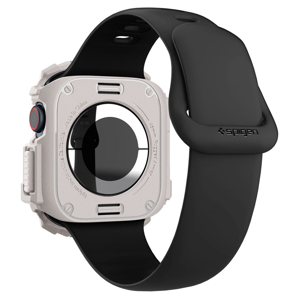 CUSTODIA SPIGEN RUGGED ARMOR APPLE WATCH 10 (46 MM) DUNE BEIGE