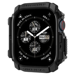 COPERTURA SPIGEN RUGGED ARMOR APPLE WATCH 10 (46 MM) NERO OPACO