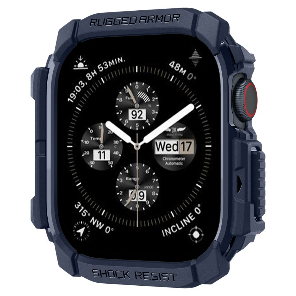 COPERTURA SPIGEN RUGGED ARMOR APPLE WATCH 10 (46 MM) BLU NAVY