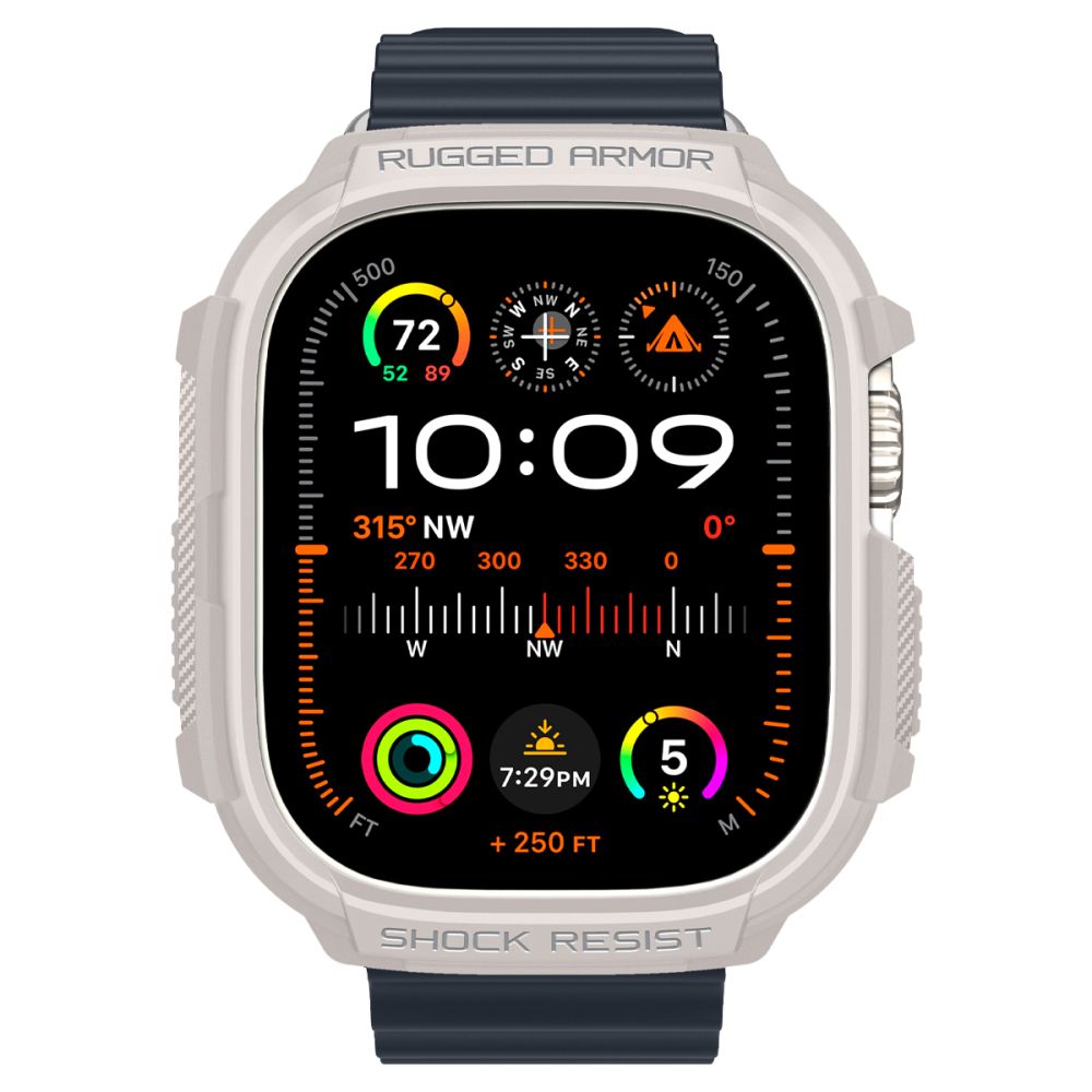 CUSTODIA PROTETTIVA PER APPLE WATCH ULTRA 49 MM SPIGEN RUGGED ARMOR DUNE BEIGE