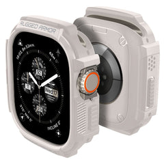 CUSTODIA PROTETTIVA PER APPLE WATCH ULTRA 49 MM SPIGEN RUGGED ARMOR DUNE BEIGE