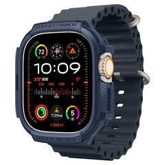 CUSTODIA PROTETTIVA PER APPLE WATCH ULTRA 49 MM SPIGEN RUGGED ARMOR BLU NAVY