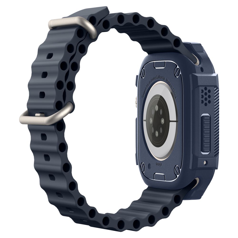 CUSTODIA PROTETTIVA PER APPLE WATCH ULTRA 49 MM SPIGEN RUGGED ARMOR BLU NAVY